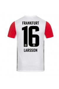 Eintracht Frankfurt Hugo Larsson #16 Voetbaltruitje Thuis tenue 2024-25 Korte Mouw